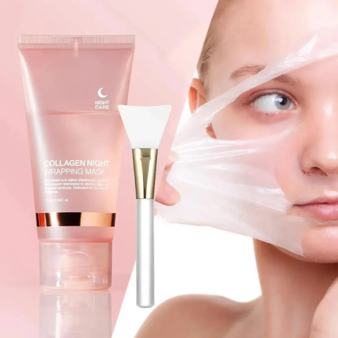 Hoygi®: Mascarilla de Hidro colágeno Coreana + Brocha