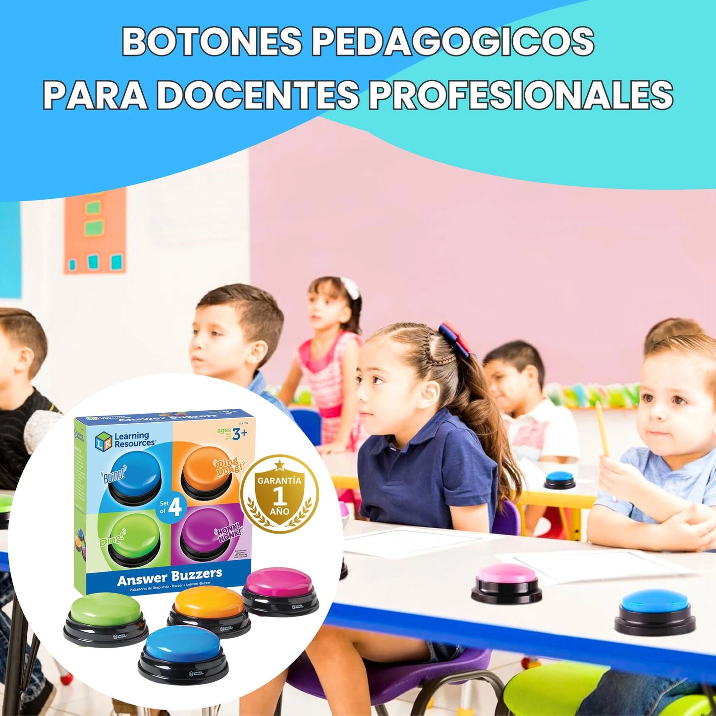 Botones Pedagógicos para Docentes