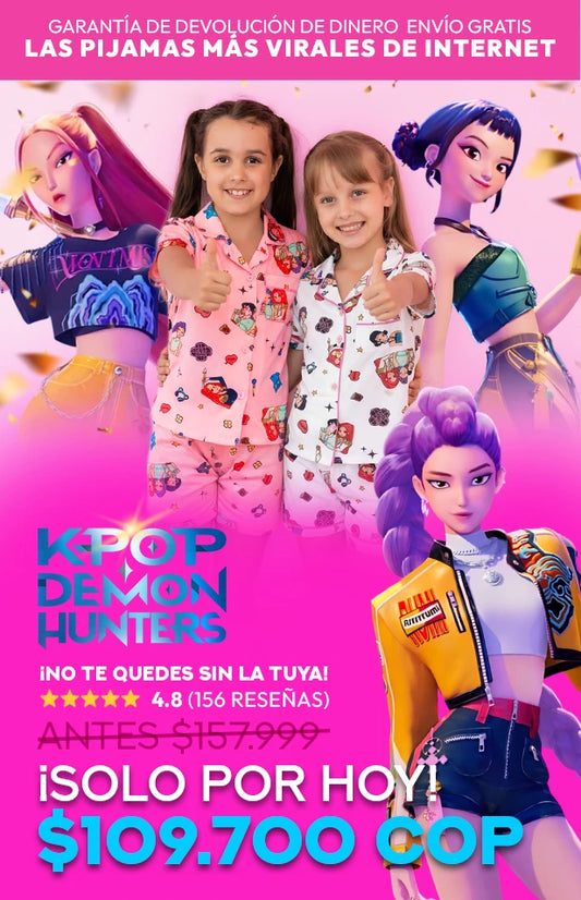 PIJAMAS IMPORTADAS DEMON HUNTERS