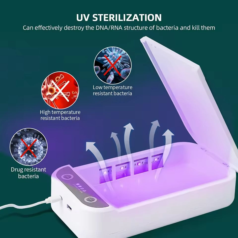 Esterilizador de LUZ ULTRAVIOLETA UV - tecnología SafeGuard.