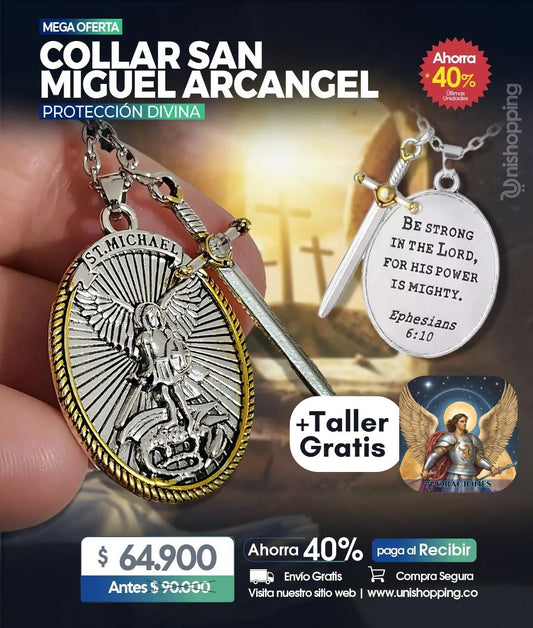 Collar de manifestación San Miguel arcángel