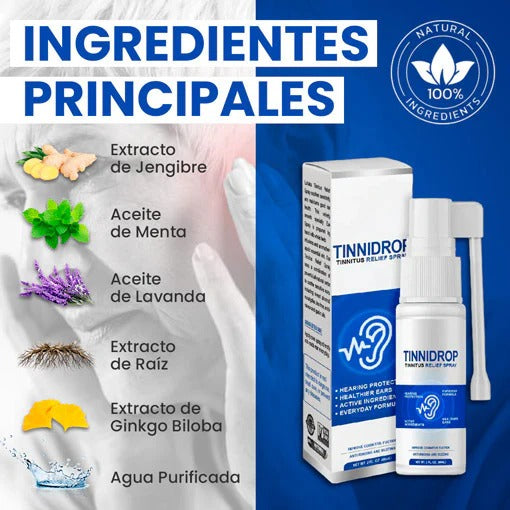 Tinnidrop Spray Anti Tinnitus  - ENVÍO GRATIS
