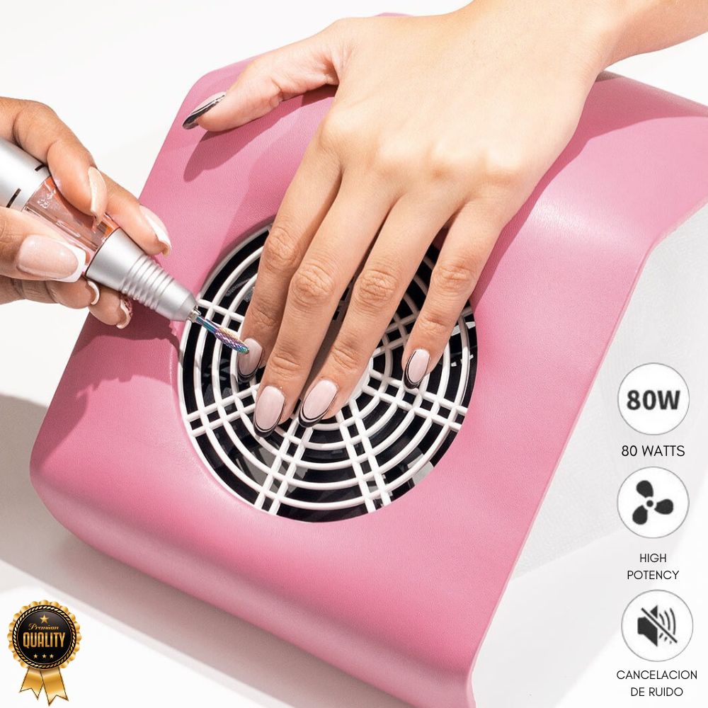 Extractor de polvo para Manicuristas profesionales - 80 watts + EBOOK