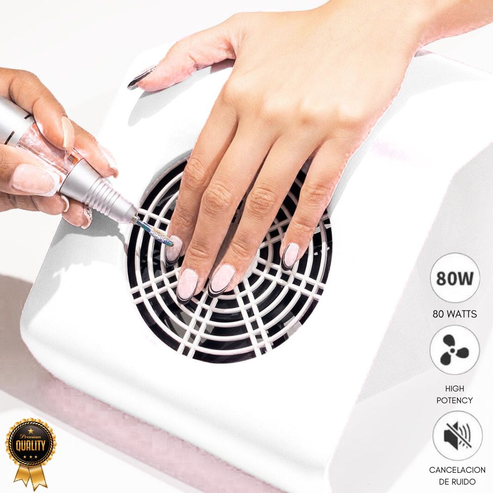 Extractor de polvo para Manicuristas profesionales - 80 watts + EBOOK