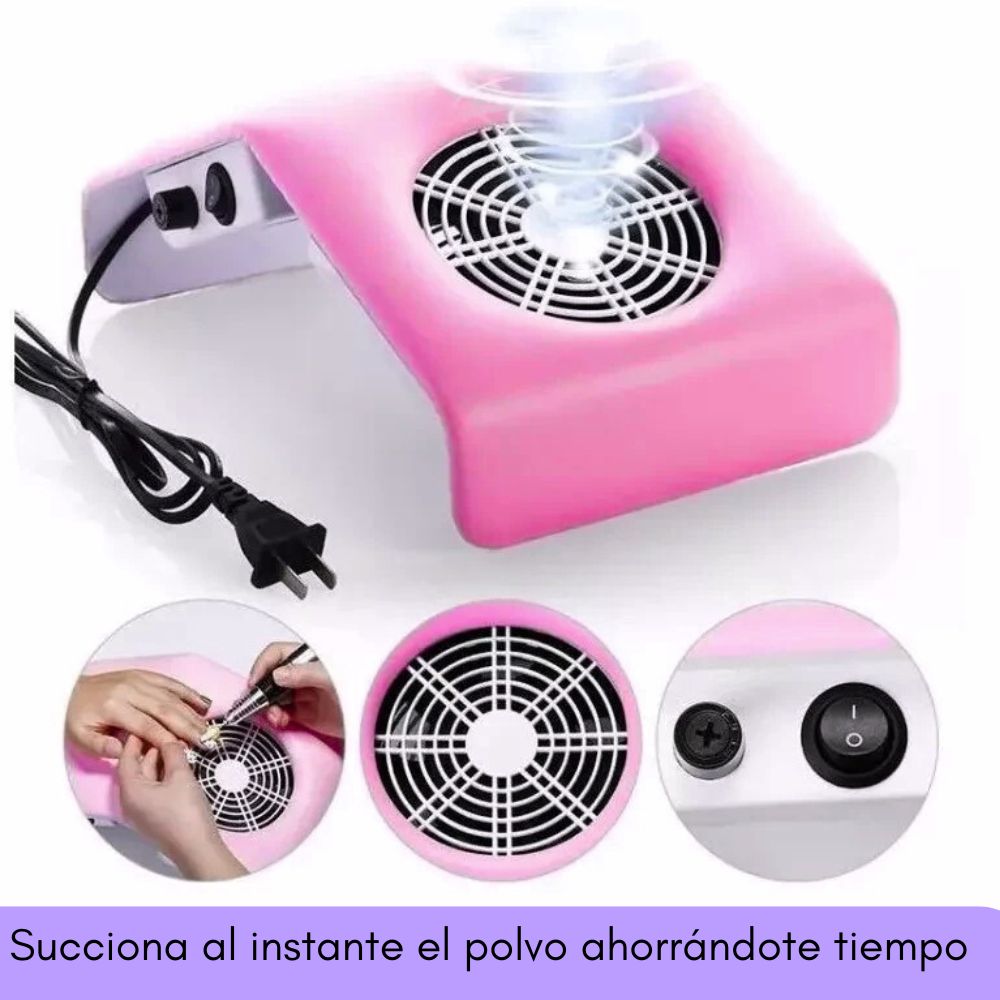 Extractor de polvo para Manicuristas profesionales - 80 watts + EBOOK