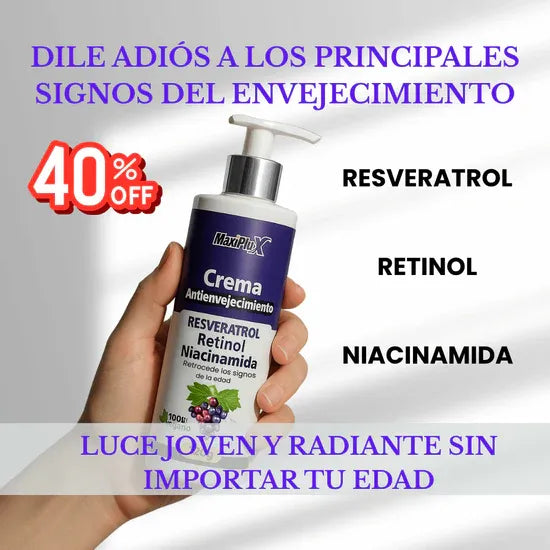 Resveratrol Advanced: Rejuvenecida y Radiante hasta 10 años + Obsequio